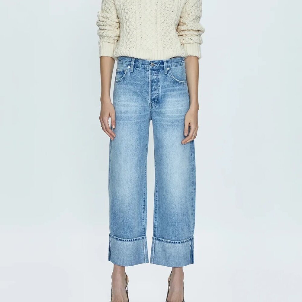 Pistola - Ryder High Rise Cuffed Straight Jean